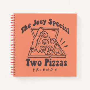 FRIENDS™ Joey Pizza Quote Notitieboek