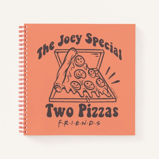 FRIENDS™ | Joey Pizza Quote Notitieboek (Voorkant)
