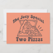 FRIENDS™ | Joey Pizza Quote Notitiekaartje (Voorkant)