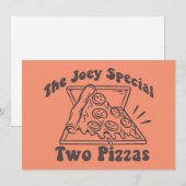 FRIENDS™ | Joey Pizza Quote Notitiekaartje (Voorkant / Achterkant)