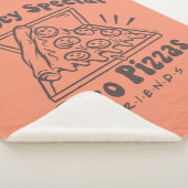 FRIENDS™ | Joey Pizza Quote Sherpa Deken (3/4)