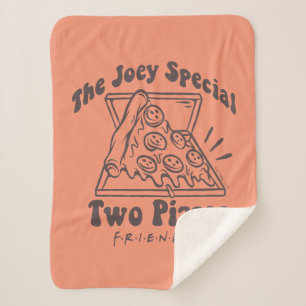 FRIENDS™   Joey Pizza Quote Sherpa Deken