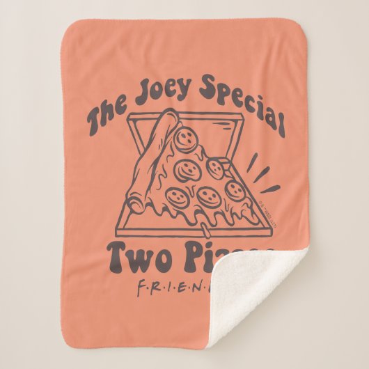 FRIENDS™ | Joey Pizza Quote Sherpa Deken (Voorkant)