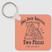 FRIENDS™ | Joey Pizza Quote Sleutelhanger (Voorkant)