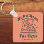 FRIENDS™ | Joey Pizza Quote Sleutelhanger (Voorkant)