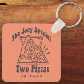 FRIENDS™ | Joey Pizza Quote Sleutelhanger (Achterkant)