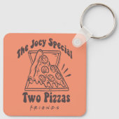 FRIENDS™ | Joey Pizza Quote Sleutelhanger (Achterkant)