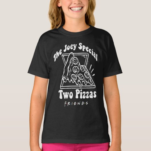FRIENDS™ | Joey Pizza Quote T-shirt (Voorkant)