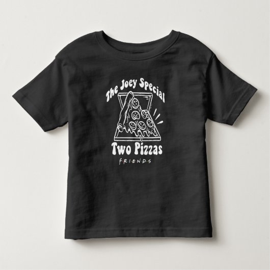 FRIENDS™ | Joey Pizza Quote Toddler Kinder Shirts (Voorkant)