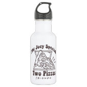 FRIENDS™ | Joey Pizza Quote Waterfles (Voorkant)