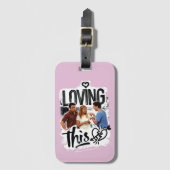 FRIENDS™ | Joey, Rachel en Ross - Ik hou van dit! Bagagelabel (Voorkant (verticaal))