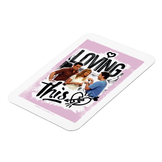 FRIENDS™ | Joey, Rachel en Ross - Ik hou van dit! Magneet (Linkerzijde)