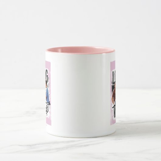 FRIENDS™ | Joey, Rachel en Ross - Ik hou van dit! Mok (Midden)