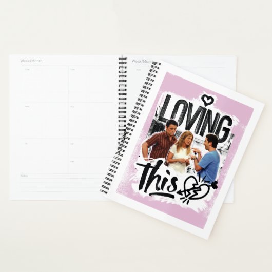 FRIENDS™ | Joey, Rachel en Ross - Ik hou van dit! Planner (Display)