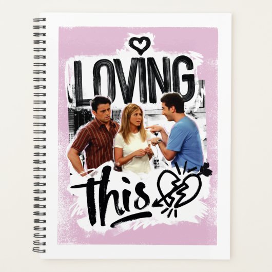 FRIENDS™ | Joey, Rachel en Ross - Ik hou van dit! Planner (Voorkant)