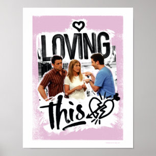 FRIENDS™ Joey, Rachel, & Ross - Geniet hier! Poster