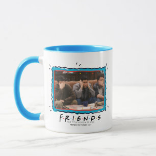 FRIENDS™   Joey, Ross en Chandler op de bank Mok