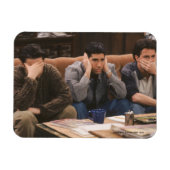 FRIENDS™ | Joey, Ross en Chandler op de Couch Magneet (Horizontaal)
