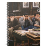 FRIENDS™ | Joey, Ross en Chandler op de Couch Notitieboek (Voorkant)