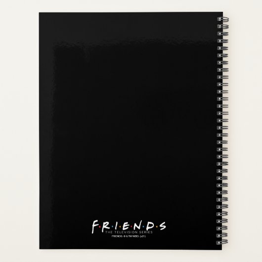 FRIENDS™ | Joey, Ross en Chandler op de Couch Planner (Achterkant)
