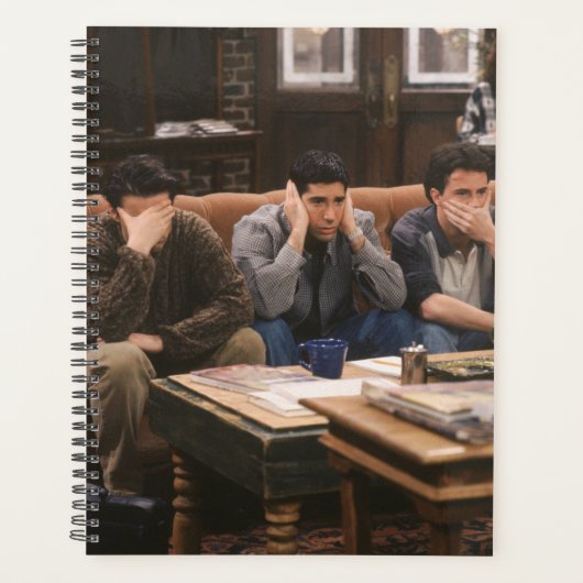 FRIENDS™ | Joey, Ross en Chandler op de Couch Planner (Voorkant)