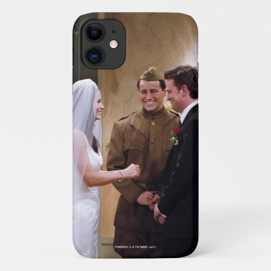 FRIENDS™ | Joey trouwt met Monica & Chandler Case-Mate iPhone Case (Achterkant)