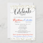 Friends Joint Baby shower Invitation Book Kaart (Voorkant)