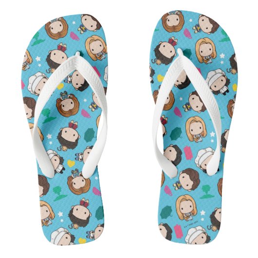 FRIENDS™ | Karakter Chibi Patroon Teenslippers (Voetbed)