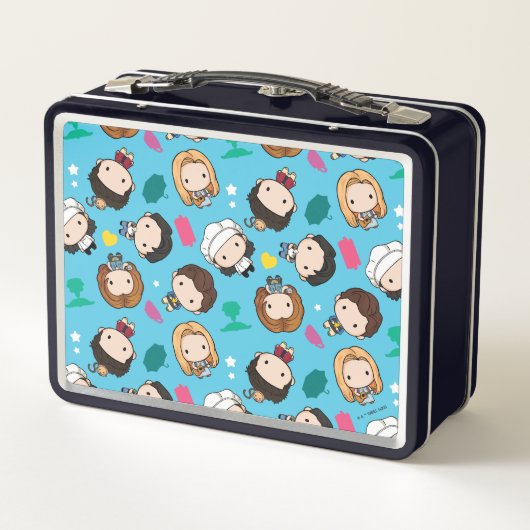 FRIENDS™ | Karakter Chibi Pattern (Achterkant)