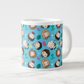 FRIENDS™ | Karakter Chibi Pattern Grote Koffiekop (Voorkant rechts)