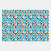 FRIENDS™ | Karakter Chibi Pattern Inpakpapier Vel (Voorkant 3)