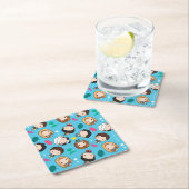 FRIENDS™ | Karakter Chibi Pattern Kartonnen Onderzetters (Insitu)