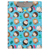 FRIENDS™ | Karakter Chibi Pattern Klembord (Voorkant)