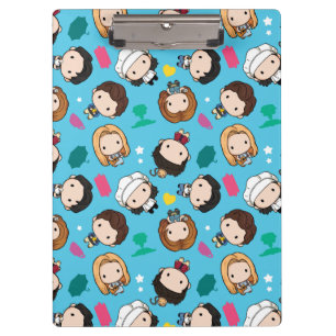 FRIENDS™ Karakter Chibi Pattern Klembord