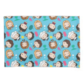 FRIENDS™ | Karakter Chibi Pattern Kussensloop (Voorkant)