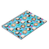 FRIENDS™ | Karakter Chibi Pattern Notitieboek (Linkerzijde)