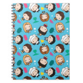 FRIENDS™ | Karakter Chibi Pattern Notitieboek (Voorkant)