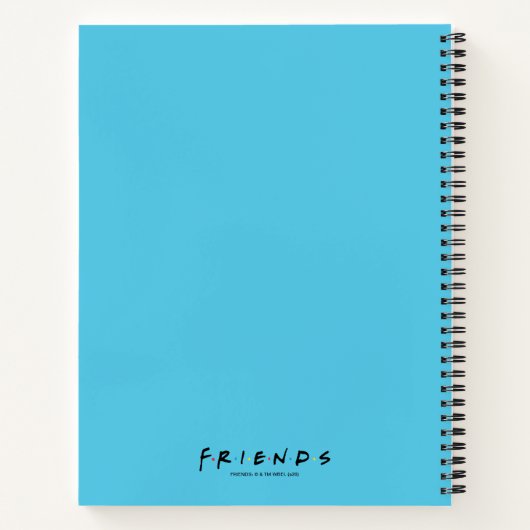 FRIENDS™ | Karakter Chibi Pattern Notitieboek (Achterkant)