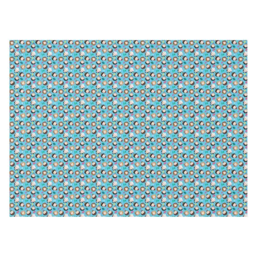 FRIENDS™ | Karakter Chibi Pattern Tafelkleed (Voorkant (Horizontaal))