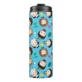 FRIENDS™ | Karakter Chibi Pattern Thermosbeker (Voorkant)