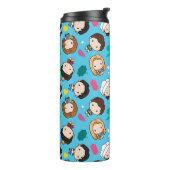 FRIENDS™ | Karakter Chibi Pattern Thermosbeker (Gedraaid links)