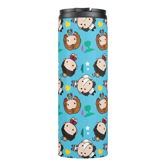 FRIENDS™ | Karakter Chibi Pattern Thermosbeker (Achterkant)