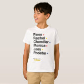 FRIENDS™ | Karakter Namen 2 T-shirt (Voorkant volledig)