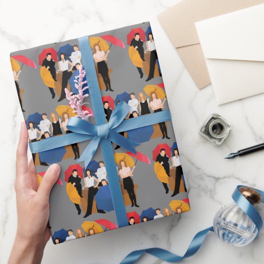 FRIENDS™ Karakter Silhouet Cadeaupapier (Geschenken)