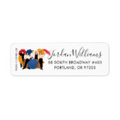 FRIENDS™ Karakter Silhouet Etiket (Voorkant)