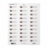 FRIENDS™ Karakter Silhouet Etiket (Full Sheet)