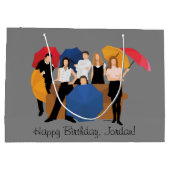 FRIENDS™ Karakter Silhouet Groot Cadeauzakje (Achterkant)