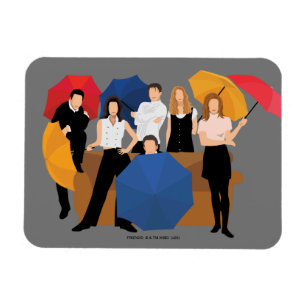 FRIENDS™ Karakter Silhouet Magneet