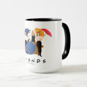 FRIENDS™ Karakter Silhouet Mok (Voorkant rechts)