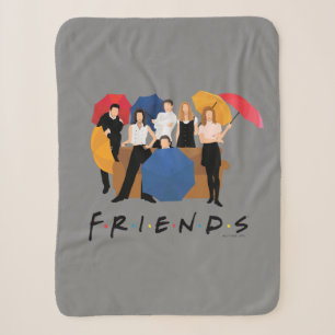 FRIENDS™ Karakter Silhouet Sherpa Deken